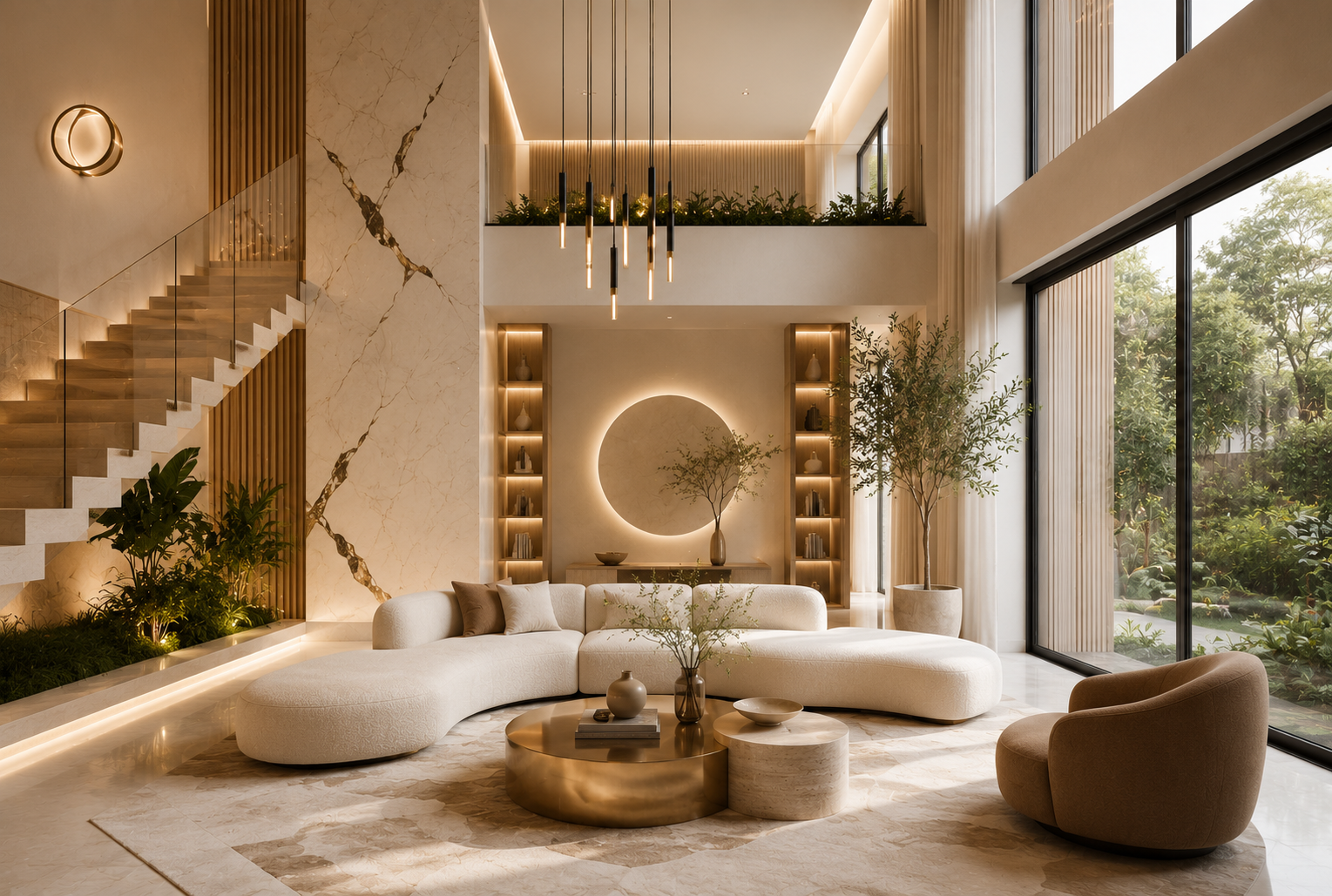 Luxury interior living room